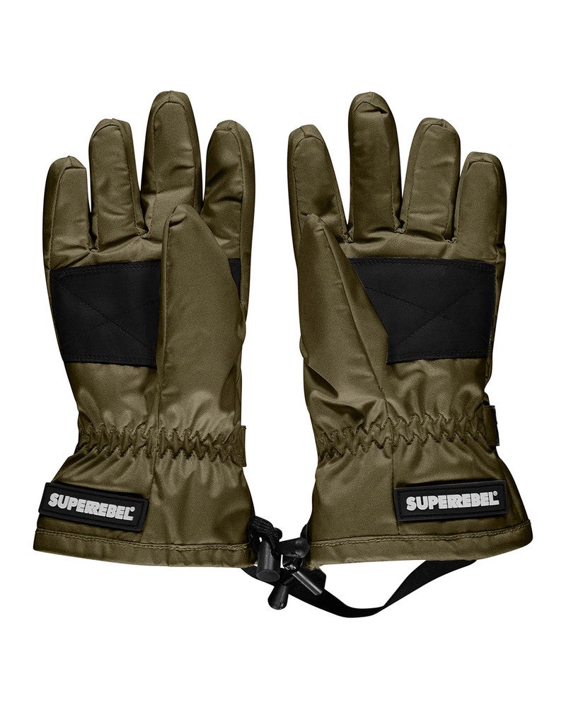 Nutz Ski Glove With Fleece Groen Nutz Ski Glove With Fleece Groen