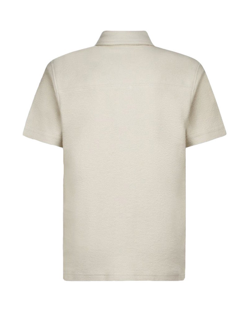WOVEN SHORT SLEEVE SHIRT Beige WOVEN SHORT SLEEVE SHIRT Beige
