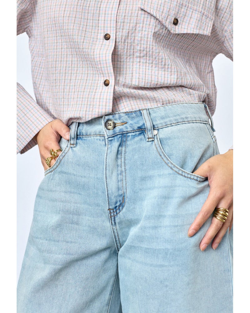 FABA-SHO Shorts Licht Blauw FABA-SHO Shorts Licht Blauw