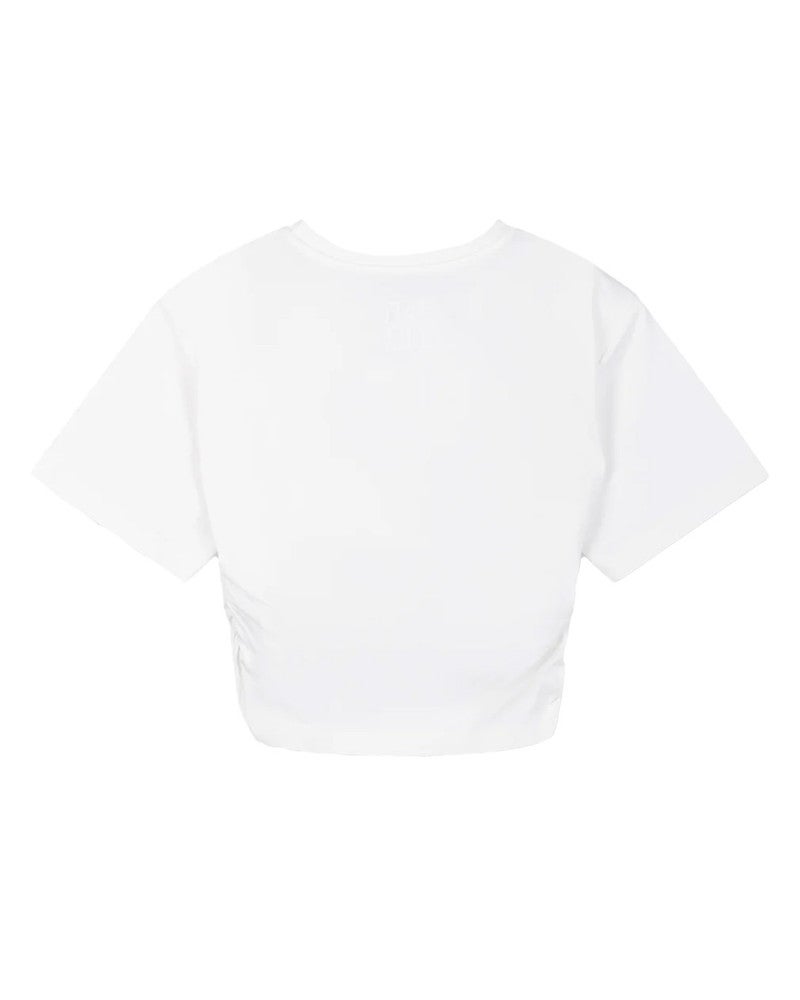 ladies knitted cropped t-shirt ELLIS Wit 1 ladies knitted cropped t-shirt ELLIS Wit 1