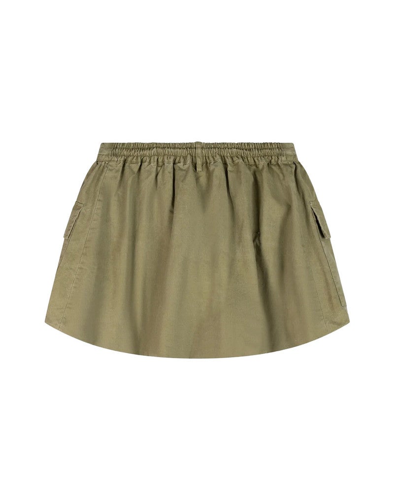 ladies woven cargo balloon skirt MANDY Army ladies woven cargo balloon skirt MANDY Army