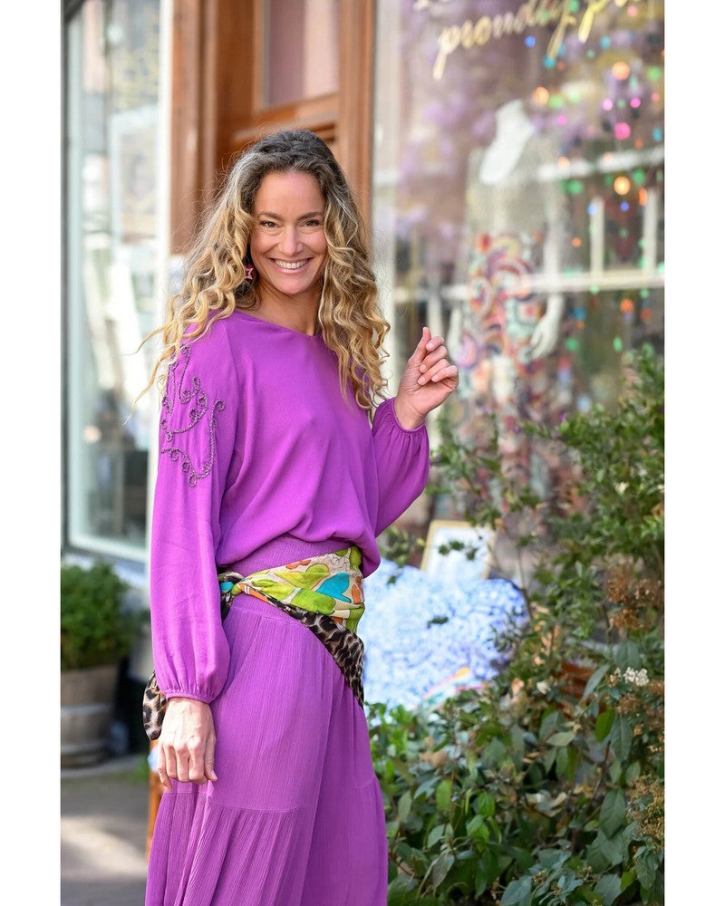 Amira Purple Top Paars Amira Purple Top Paars