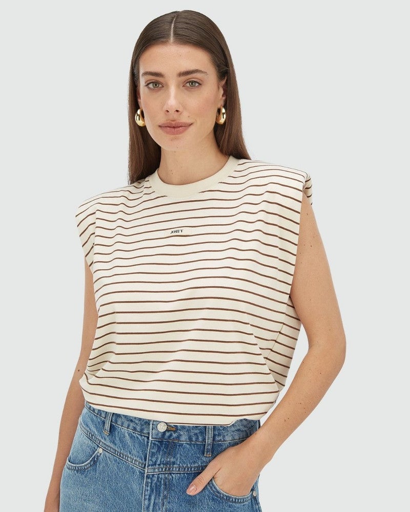 SUE regular fit T-shirt with logo Off White SUE regular fit T-shirt with logo Off White