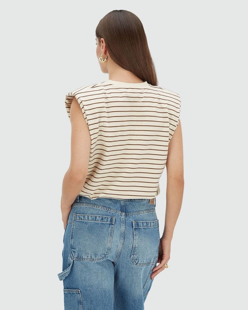 SUE regular fit T-shirt with logo Off White SUE regular fit T-shirt with logo Off White