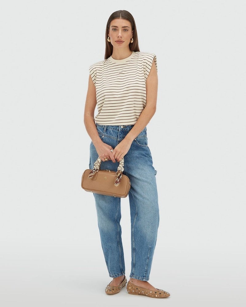 SUE regular fit T-shirt with logo Off White SUE regular fit T-shirt with logo Off White