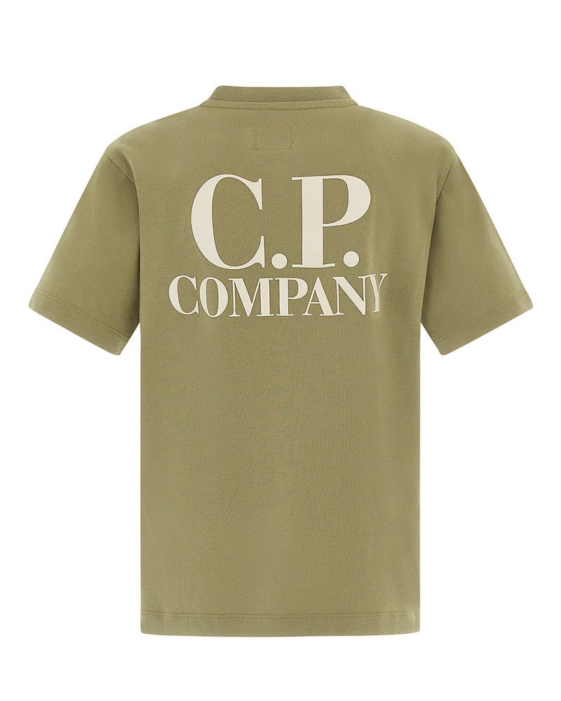 T-shirt Backprint CP Company Army T-shirt Backprint CP Company Army