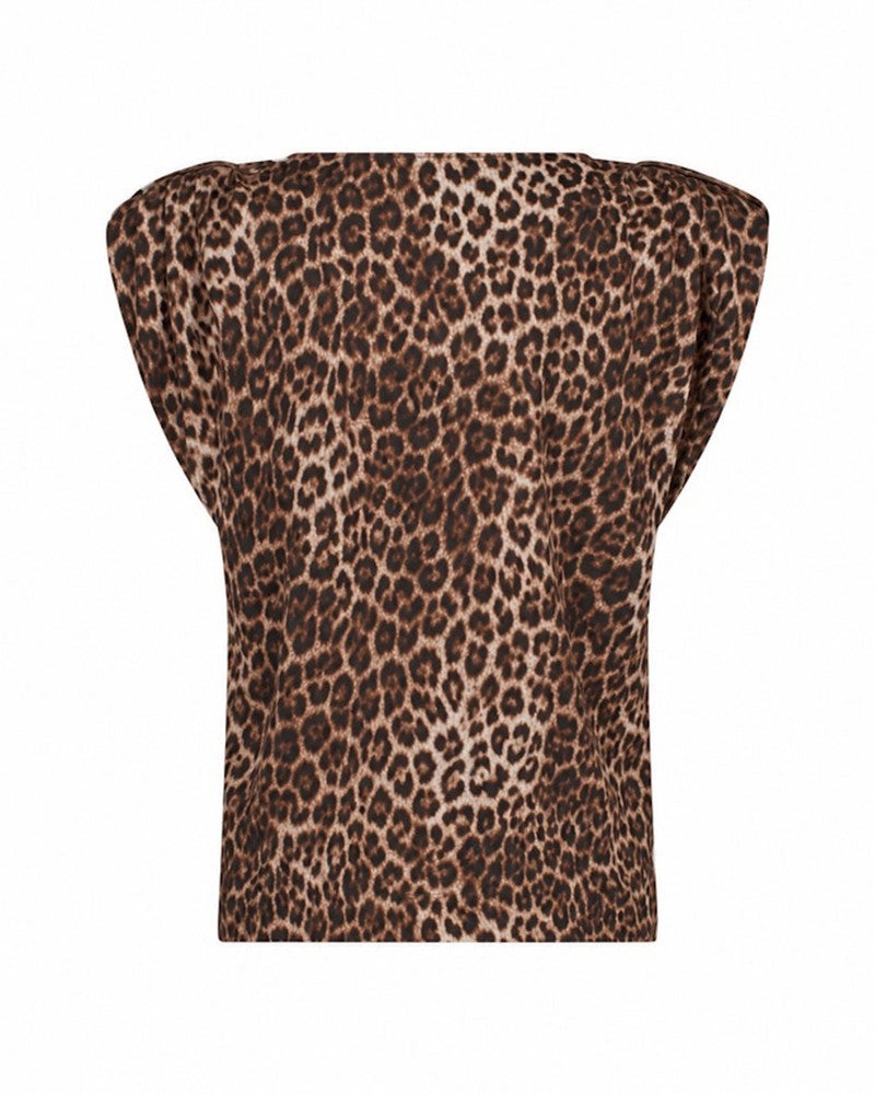 Leone leopard vneck top Bruin 1 Leone leopard vneck top Bruin 1