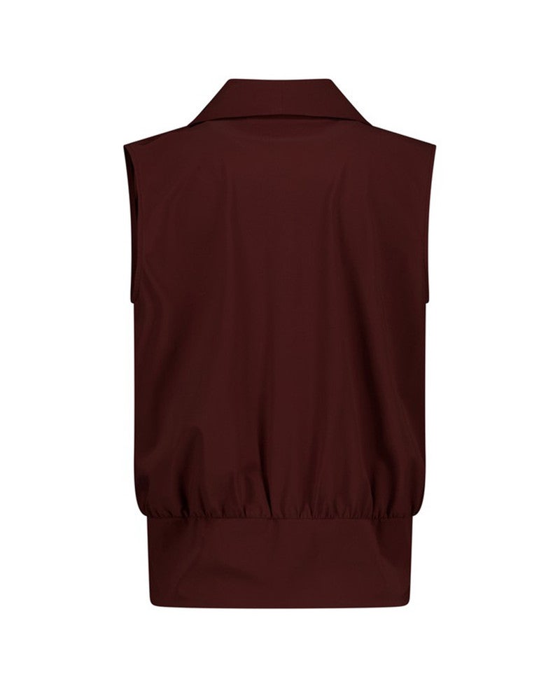 Hanne wrap top Bruin 1 Hanne wrap top Bruin 1