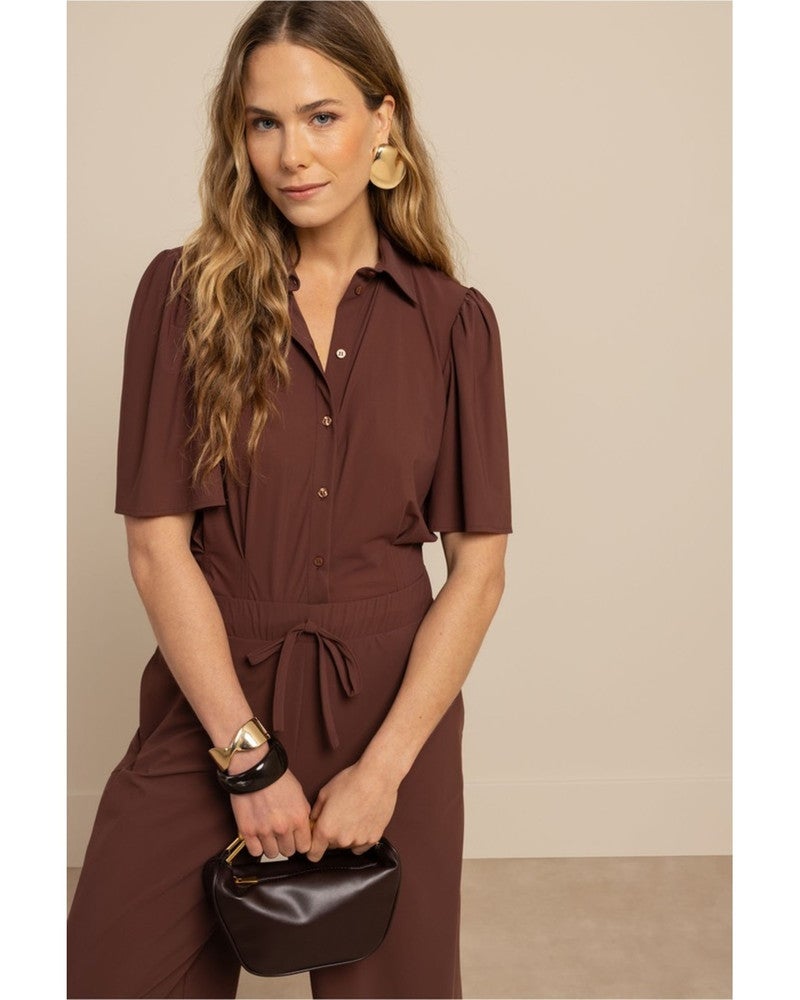 Fabienne Blouse Bruin 2 Fabienne Blouse Bruin 2