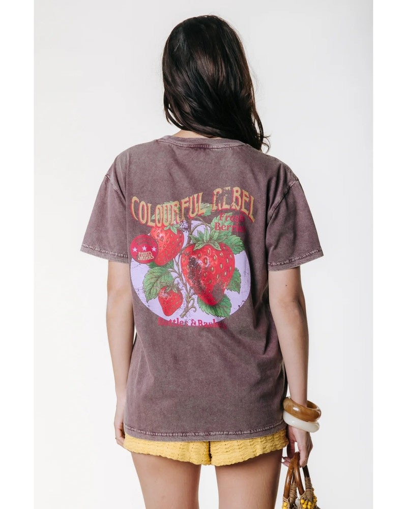 Fresh Berries Acid Wash Loosefit Tee Bruin 1 Fresh Berries Acid Wash Loosefit Tee Bruin 1