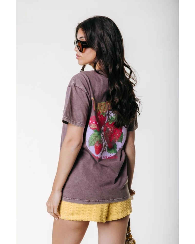 Fresh Berries Acid Wash Loosefit Tee Bruin 1 Fresh Berries Acid Wash Loosefit Tee Bruin 1