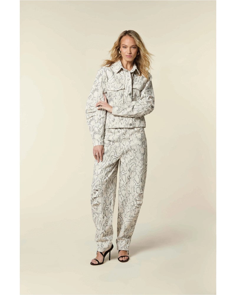Barrel Snake Jeans Beige Barrel Snake Jeans Beige