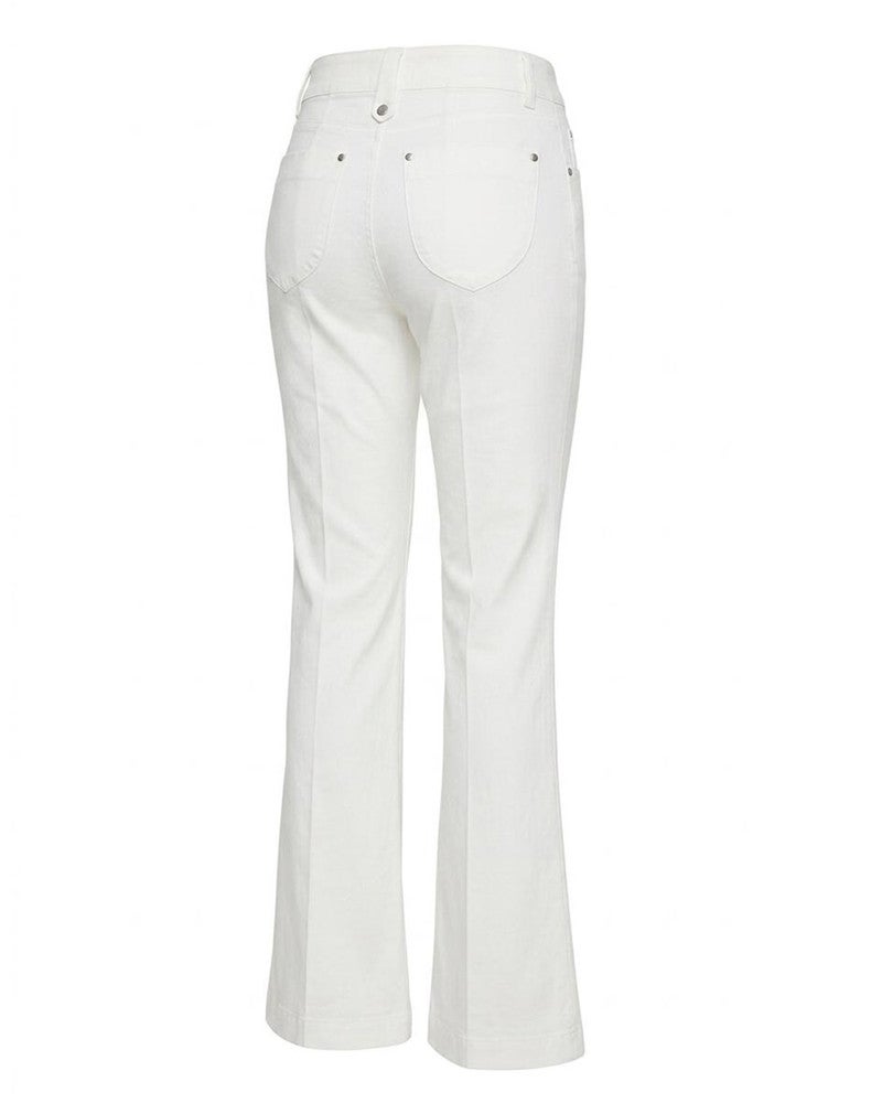 Flair Jeans Mix Off-white/Champagne Off White Flair Jeans Mix Off-white/Champagne Off White