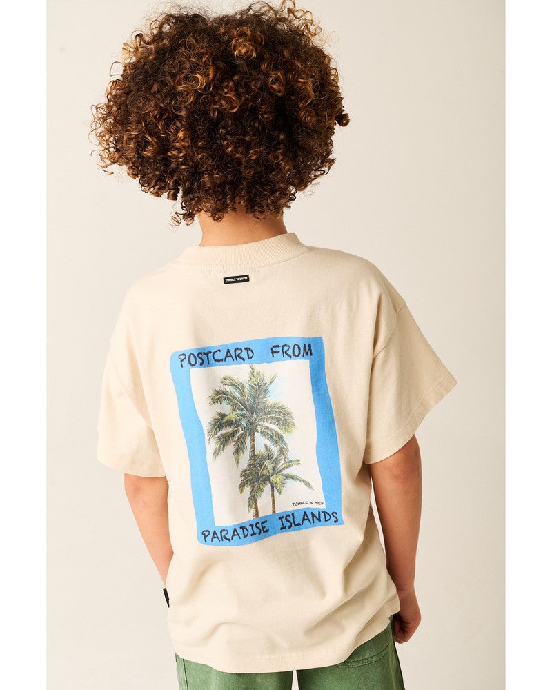 Paradise Islands Tee Smiley Ecru Paradise Islands Tee Smiley Ecru