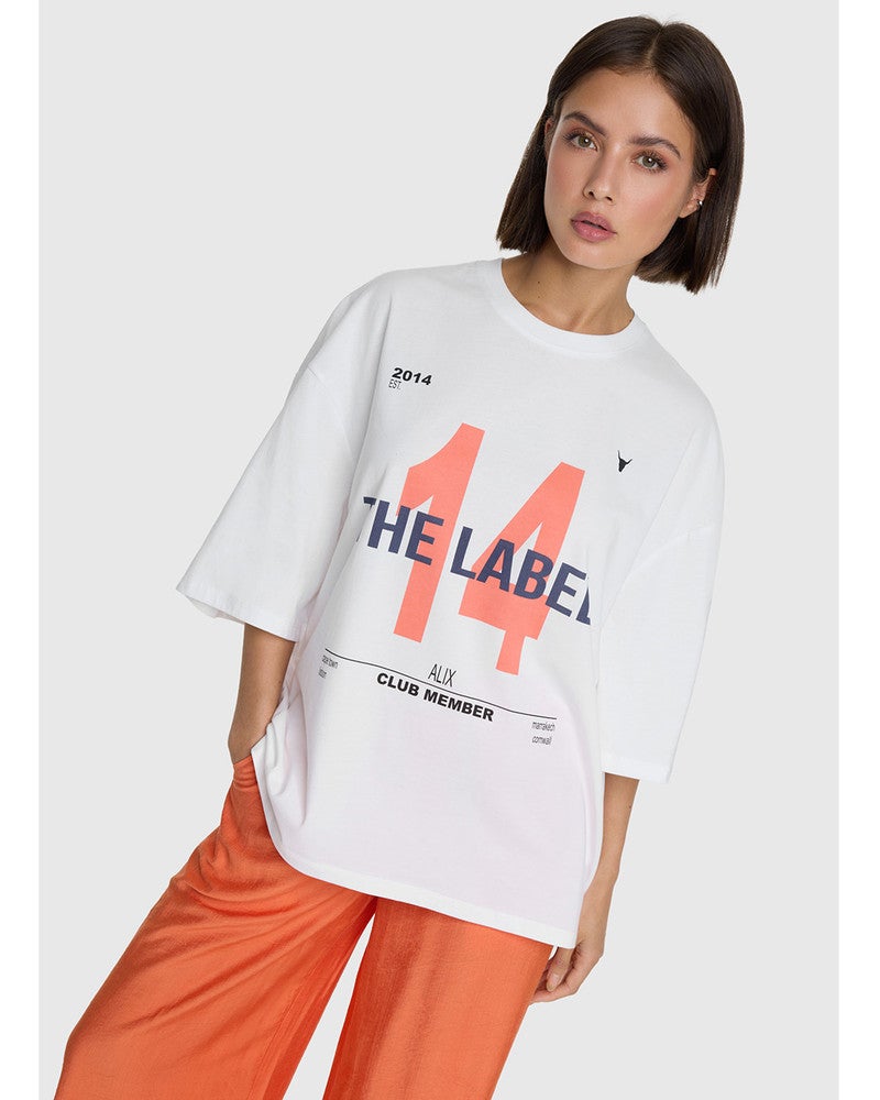 ladies knitted 14 the label t-shirt Off White ladies knitted 14 the label t-shirt Off White
