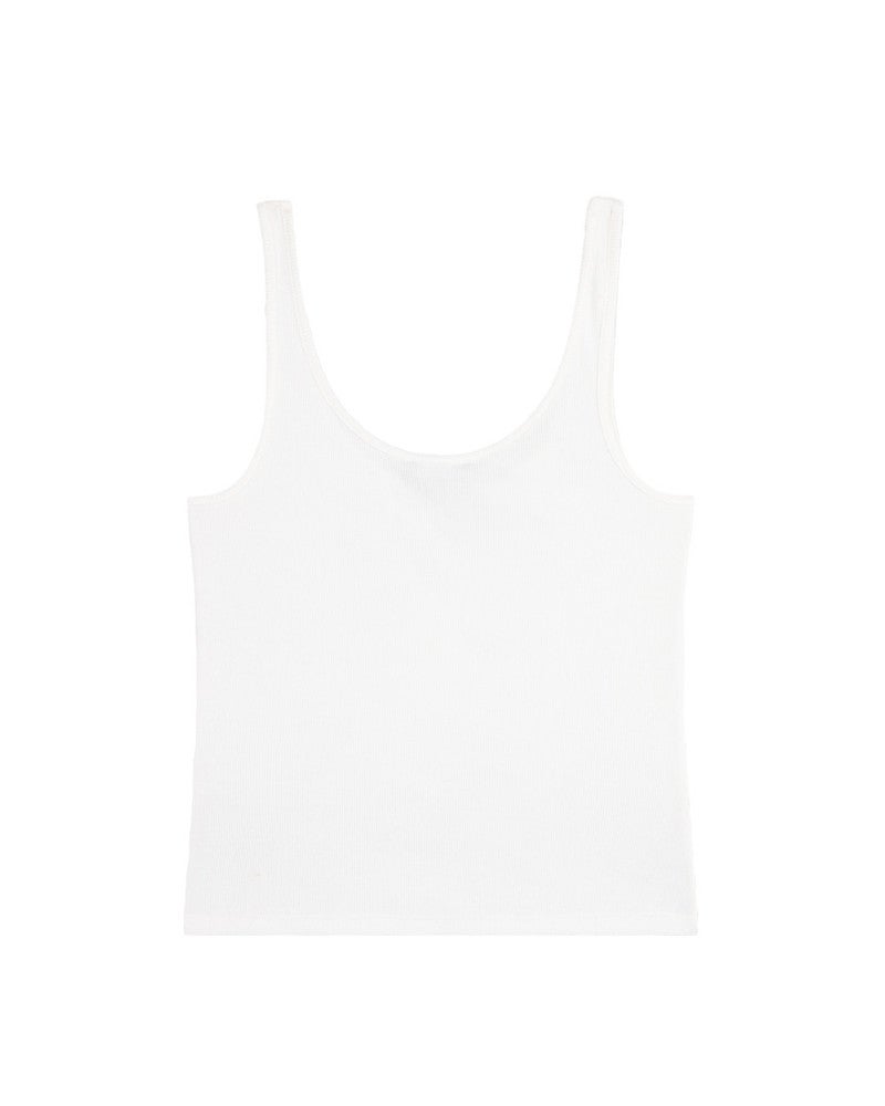 ladies knitted tank top Off White ladies knitted tank top Off White