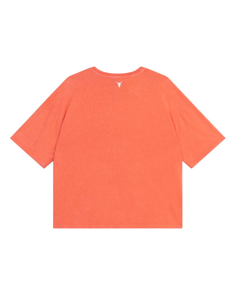 ladies knitted the label t-shirt Oranje ladies knitted the label t-shirt Oranje