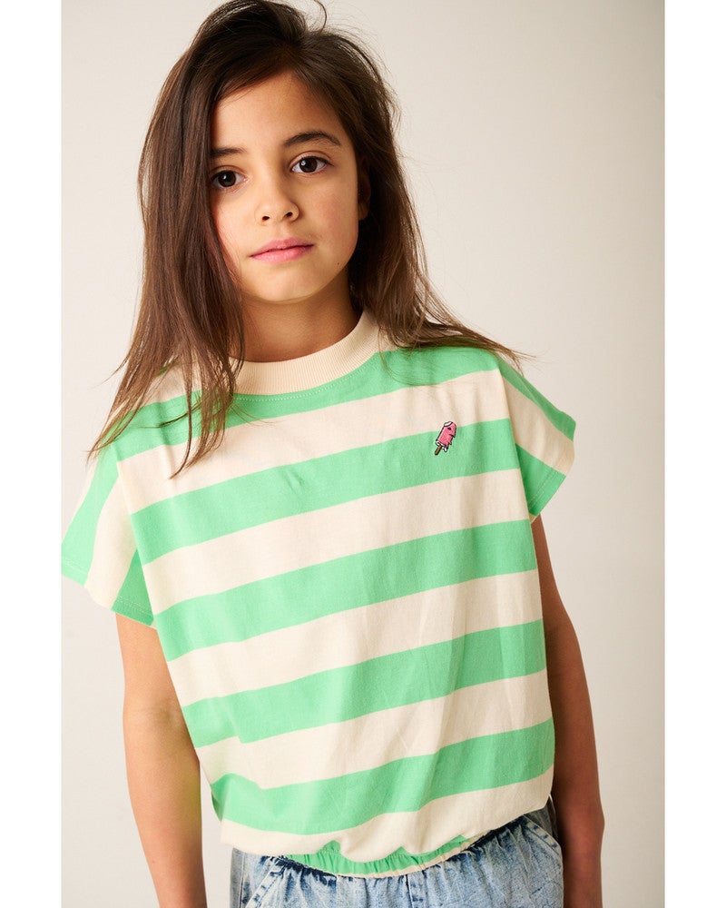 Colatina Striped Tee Groen Colatina Striped Tee Groen