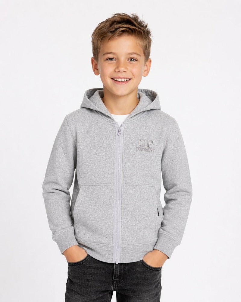 ZIPPED SWEATVEST HOOD Grijs ZIPPED SWEATVEST HOOD Grijs