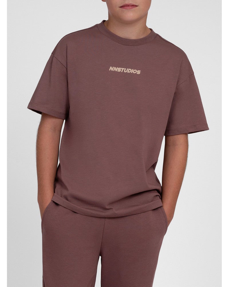 Neil Oversized T-Shirt Paars Neil Oversized T-Shirt Paars