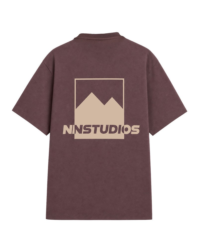 Neil Oversized T-Shirt Paars Neil Oversized T-Shirt Paars