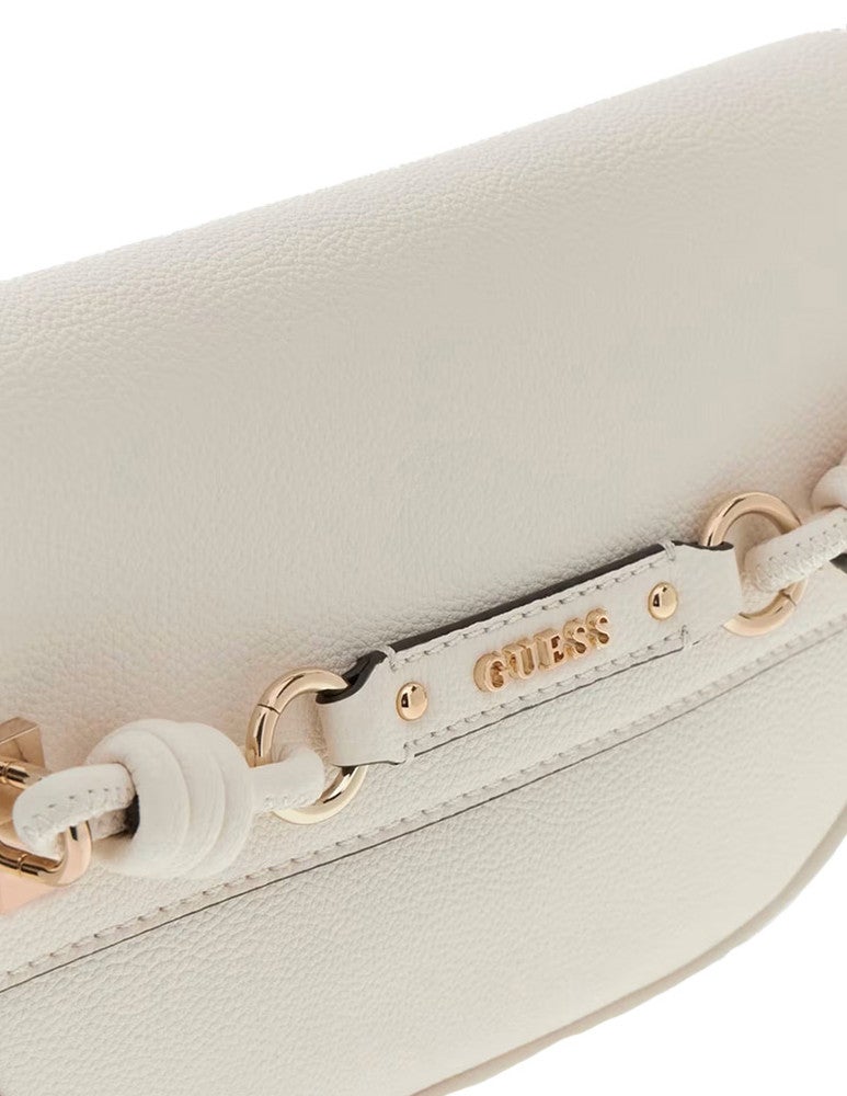 CAMELIA FLAP SHOULDER BAG Off White CAMELIA FLAP SHOULDER BAG Off White