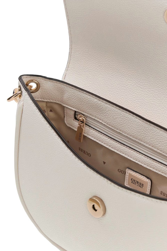 CAMELIA FLAP SHOULDER BAG Off White CAMELIA FLAP SHOULDER BAG Off White