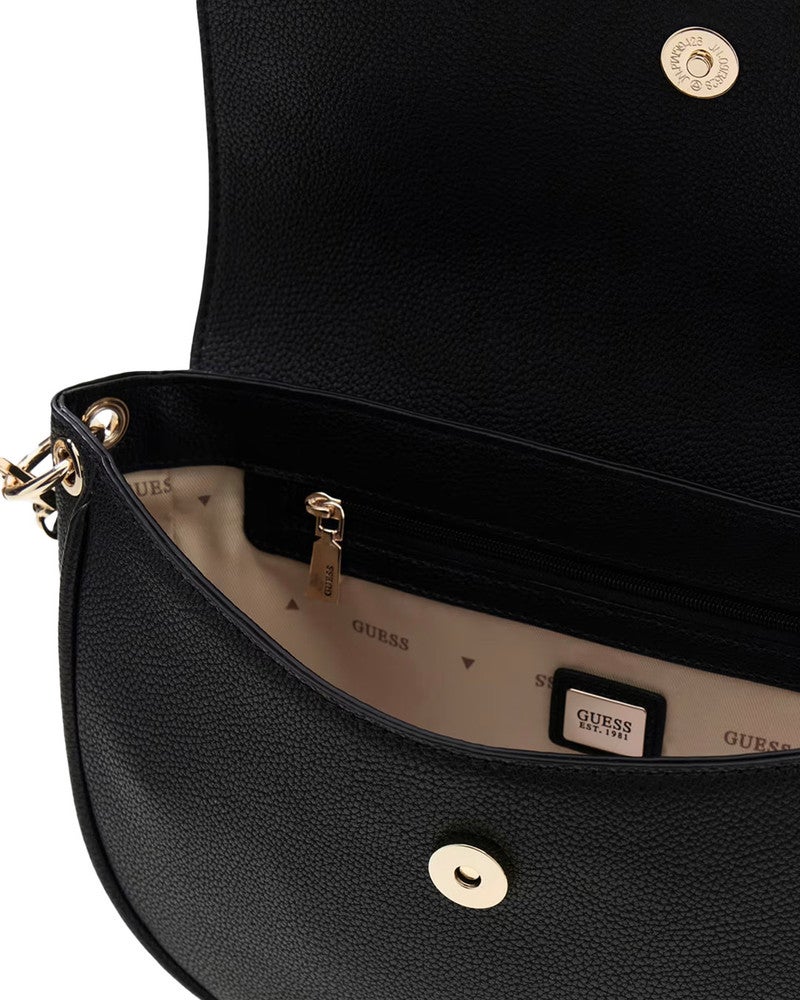 CAMELIA FLAP SHOULDER BAG Zwart 1 CAMELIA FLAP SHOULDER BAG Zwart 1