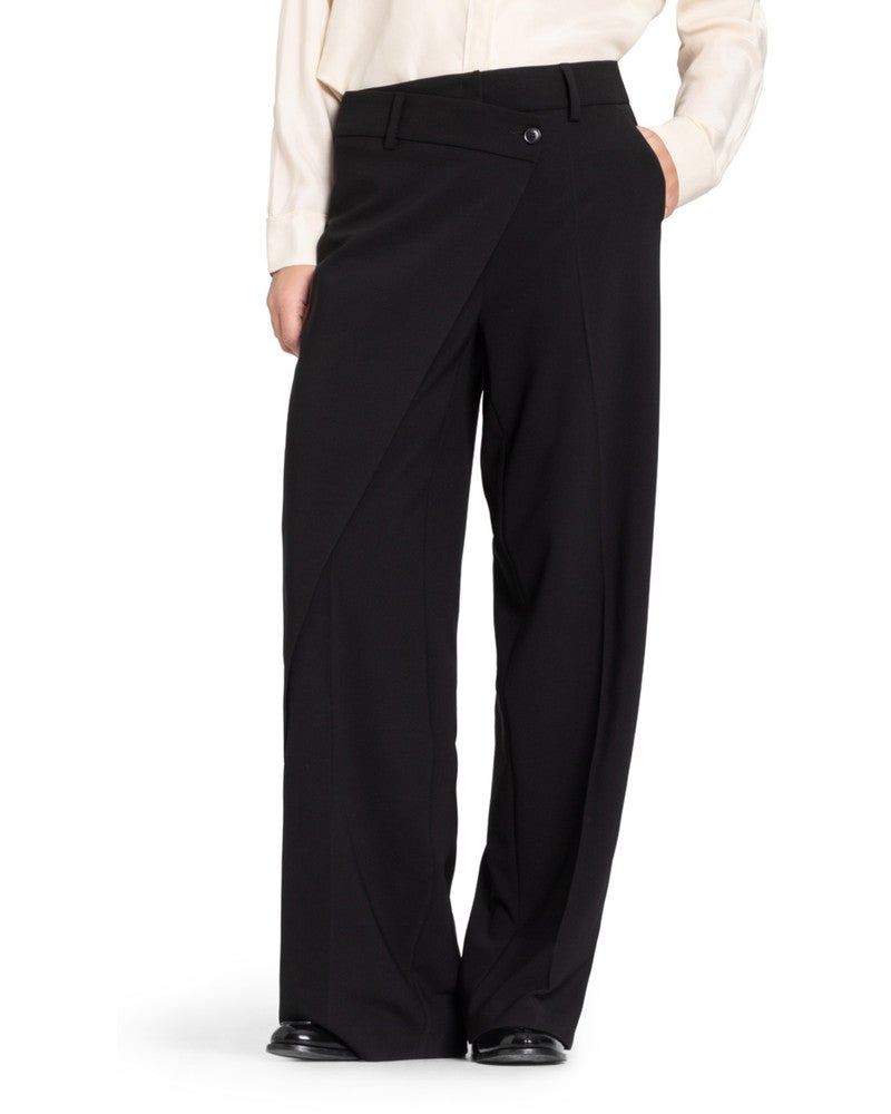 Anais Wrap Front Polyester Stretch Microstructure Zwart 1 Anais Wrap Front Polyester Stretch Microstructure Zwart 1