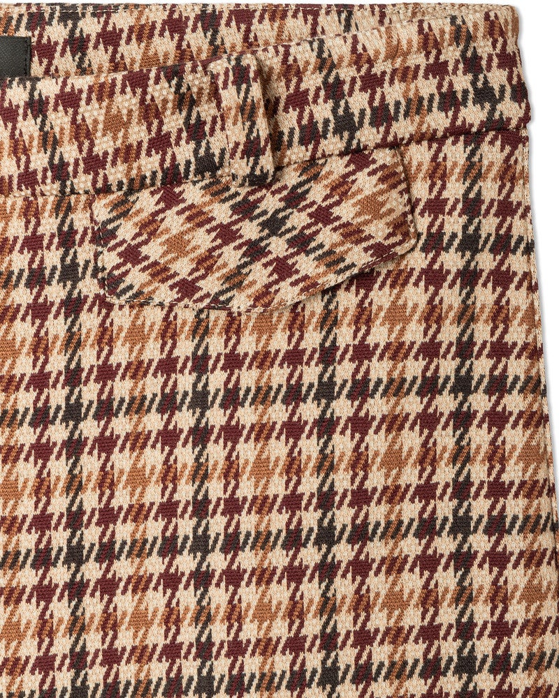 Famous Multicoloured Pied De Poule Jacquard Jersey Bordeaux Famous Multicoloured Pied De Poule Jacquard Jersey Bordeaux