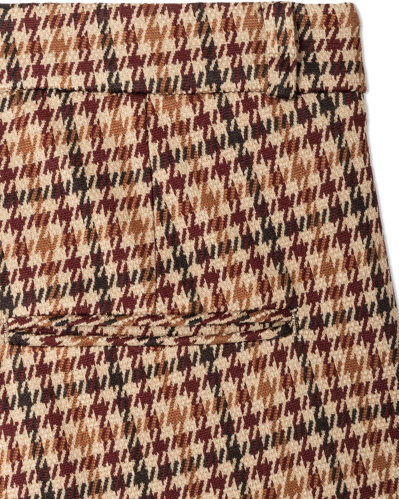 Famous Multicoloured Pied De Poule Jacquard Jersey Bordeaux Famous Multicoloured Pied De Poule Jacquard Jersey Bordeaux