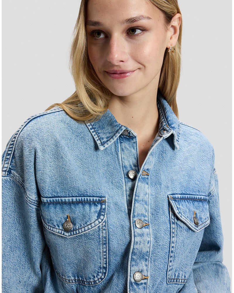 LS JUMPSUIT ALL DAY Blauw LS JUMPSUIT ALL DAY Blauw