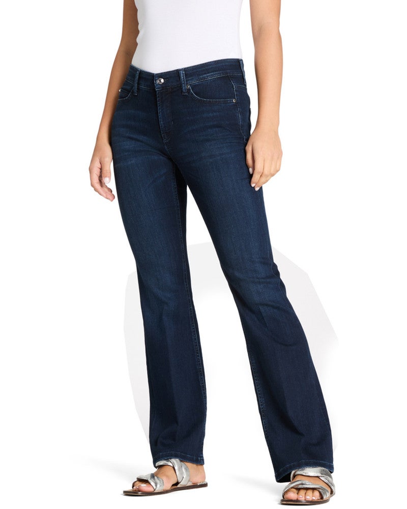 Paris Flared Blue Black Superstretch Blauw Paris Flared Blue Black Superstretch Blauw
