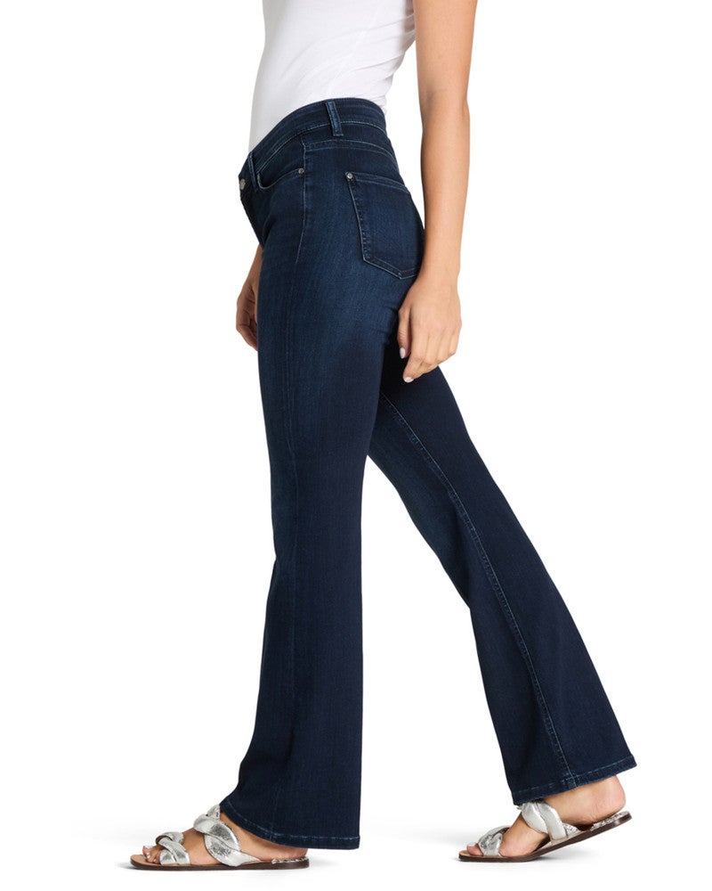 Paris Flared Blue Black Superstretch Blauw Paris Flared Blue Black Superstretch Blauw