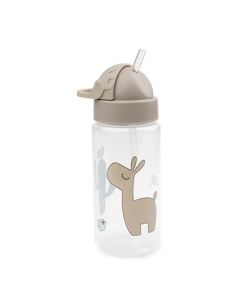 Beker met rietje Lalee Sand 350 ml Zand Beker met rietje Lalee Sand 350 ml Zand