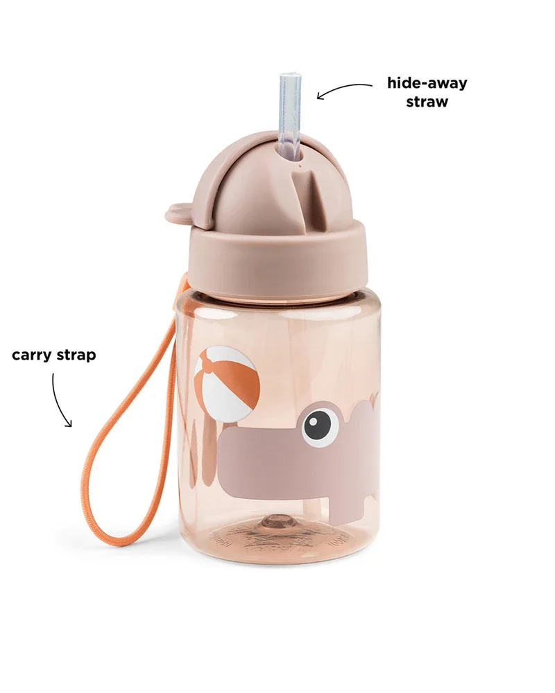 Beker met rietje Playground Powder 280 ml Roze Beker met rietje Playground Powder 280 ml Roze