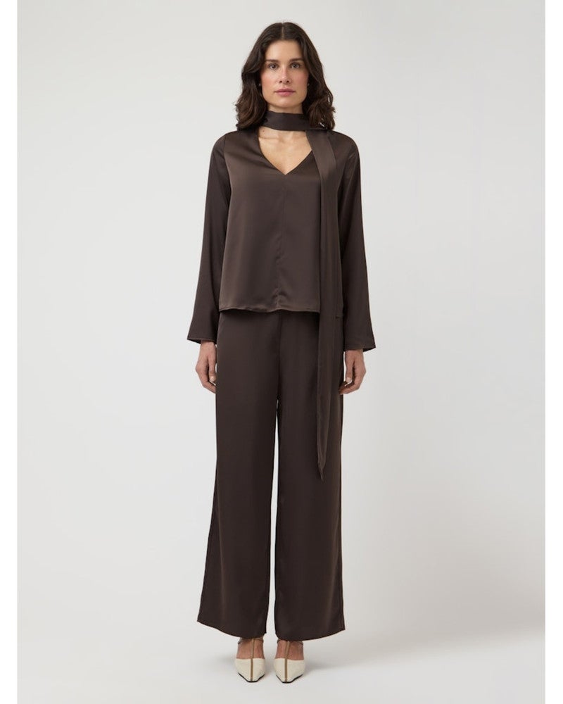 YASPELLA HW WIDE PANTS S. NOOS Bruin 1 YASPELLA HW WIDE PANTS S. NOOS Bruin 1