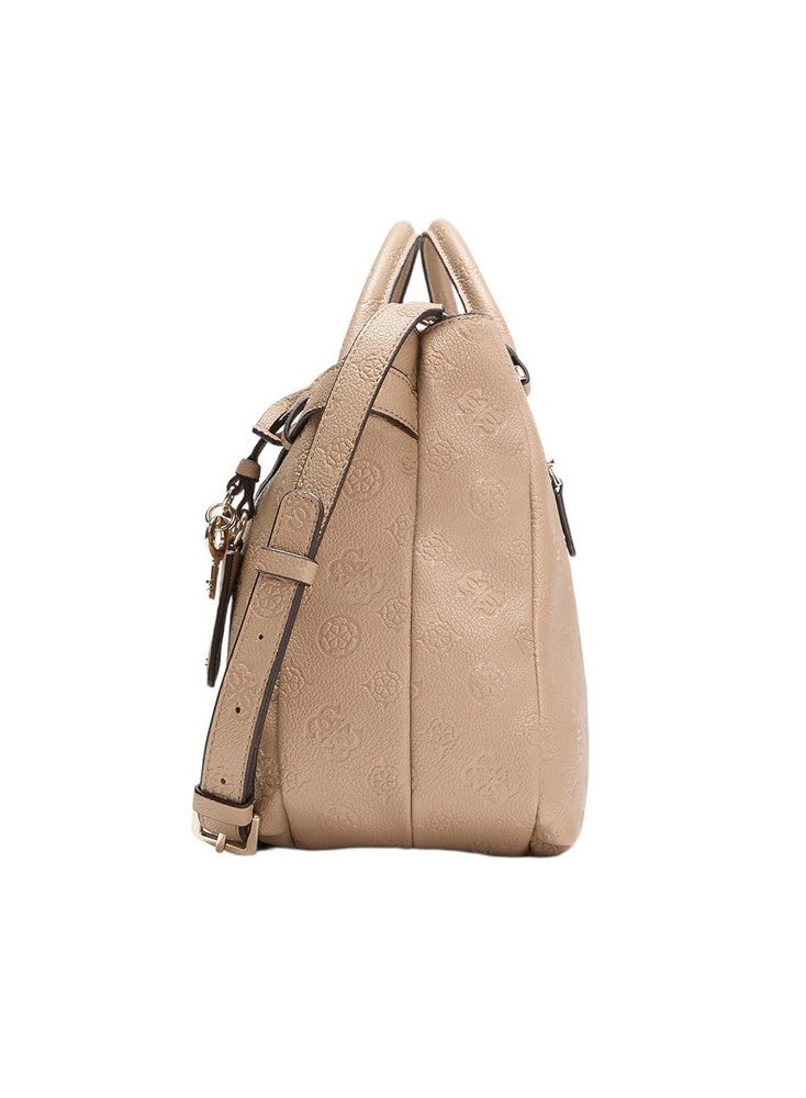 ELLA LOGO LRG GFRIEND SATCHEL Beige ELLA LOGO LRG GFRIEND SATCHEL Beige