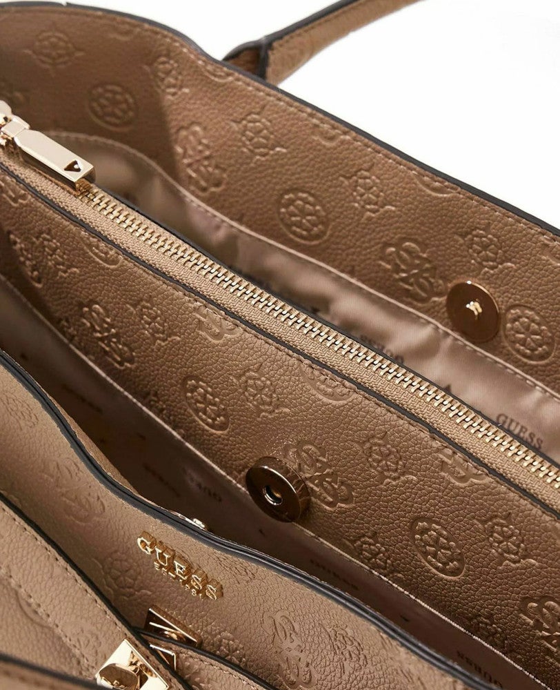 ELLA LOGO LRG GFRIEND SATCHEL Beige ELLA LOGO LRG GFRIEND SATCHEL Beige