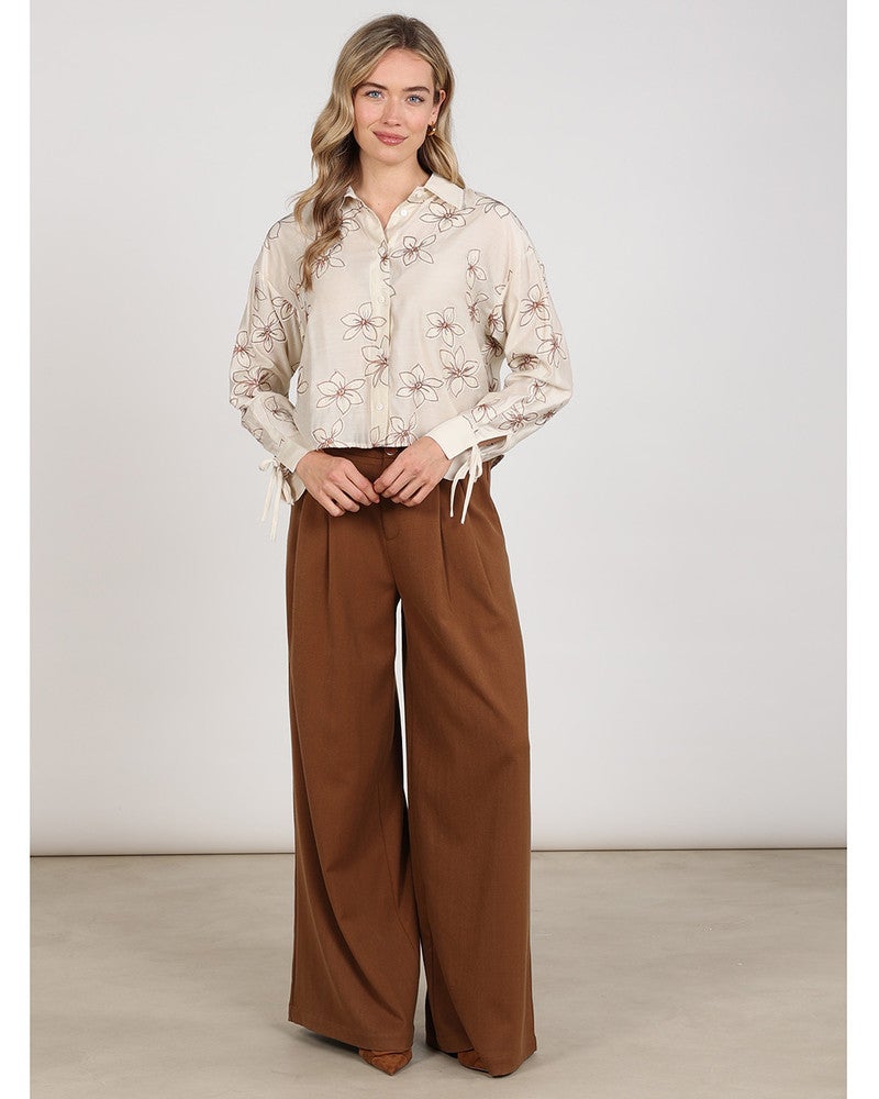 Bailey Blouse Flower Zand Bailey Blouse Flower Zand