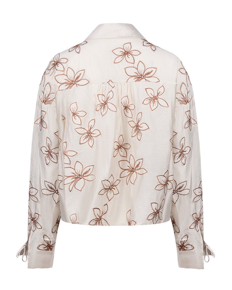 Bailey Blouse Flower Zand Bailey Blouse Flower Zand