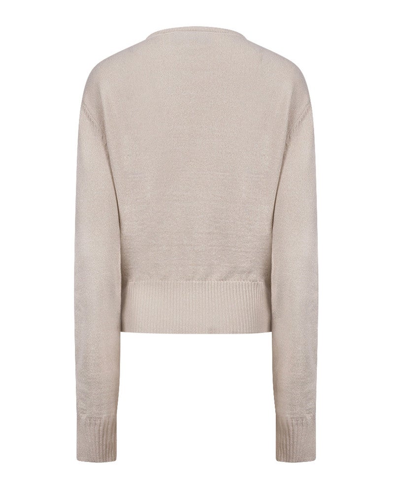 Kolli Pullover Lurex Off White Kolli Pullover Lurex Off White