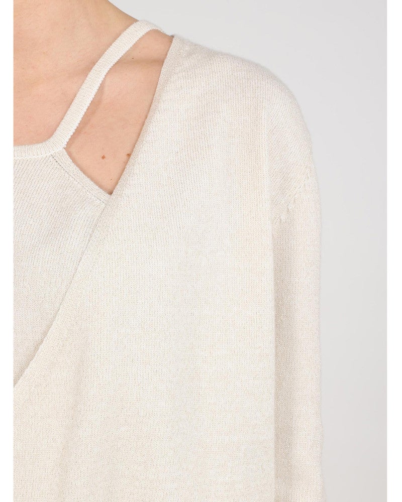 Kolli Pullover Lurex Off White Kolli Pullover Lurex Off White