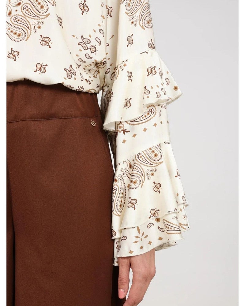 Asra Blouse Paisley Off White Asra Blouse Paisley Off White