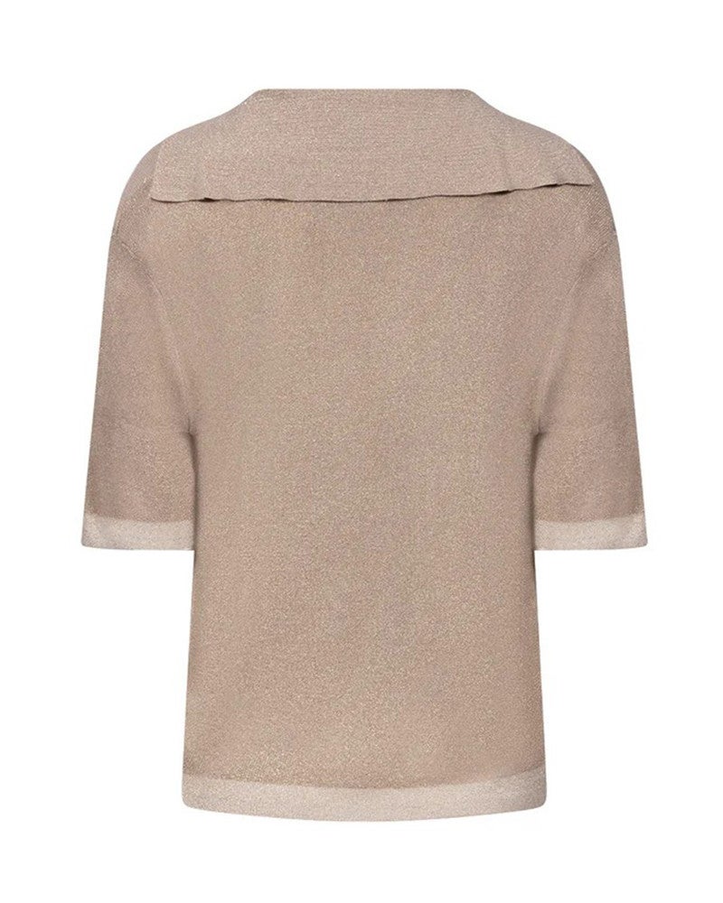 Keelie Top Lurex Zand Keelie Top Lurex Zand
