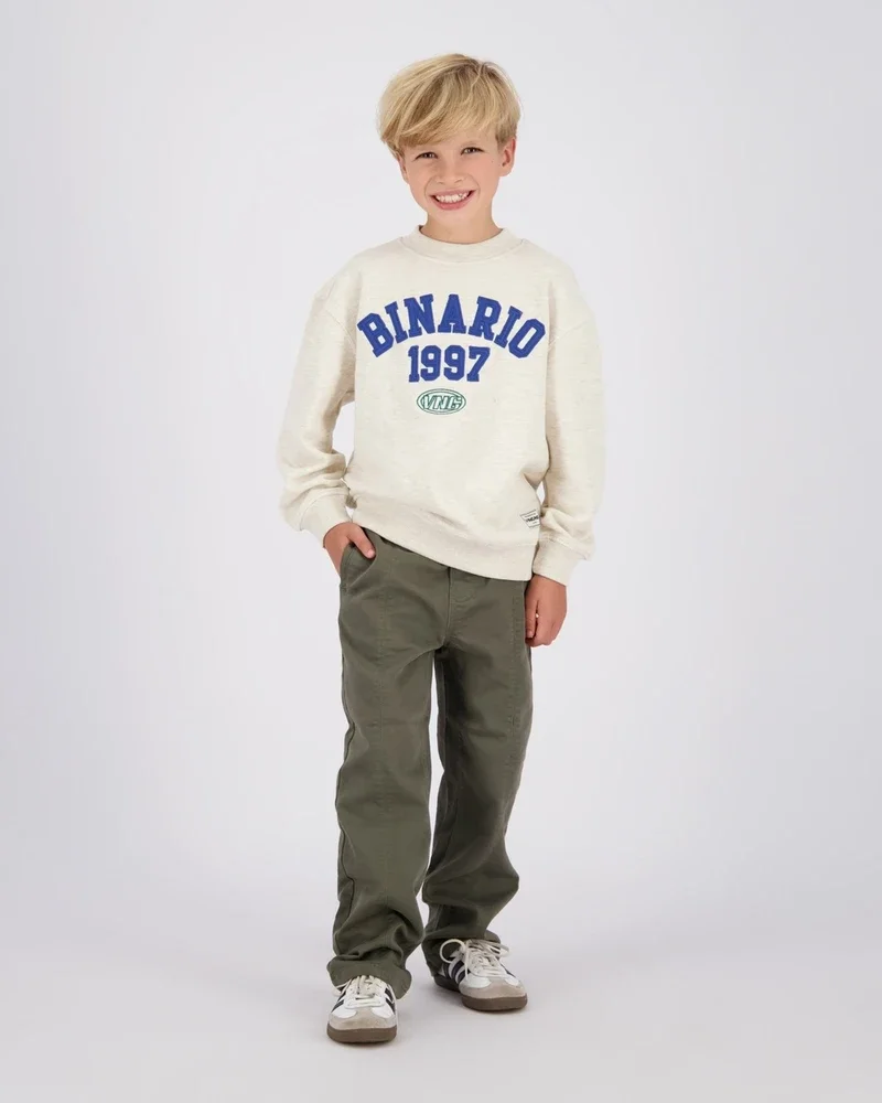 Nash Crewneck Binario Beige Nash Crewneck Binario Beige