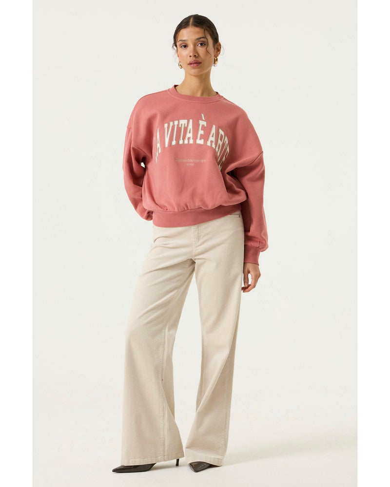 T260262 Ladies Sweat Koraal T260262 Ladies Sweat Koraal