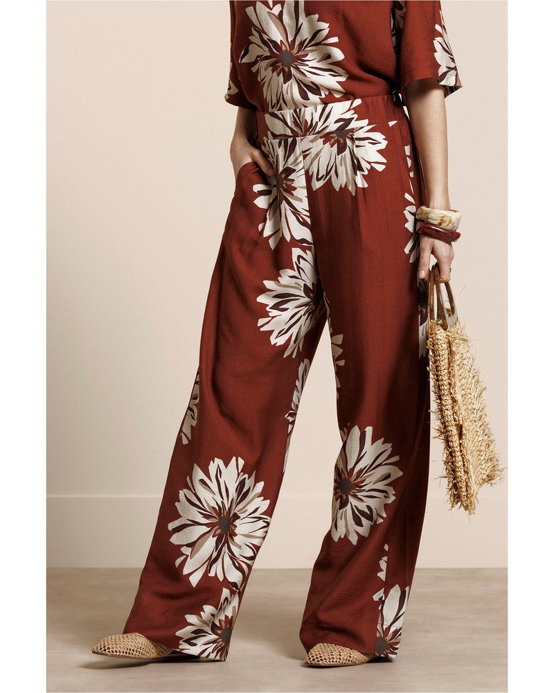 Bruce flower trousers Oranje Bruce flower trousers Oranje