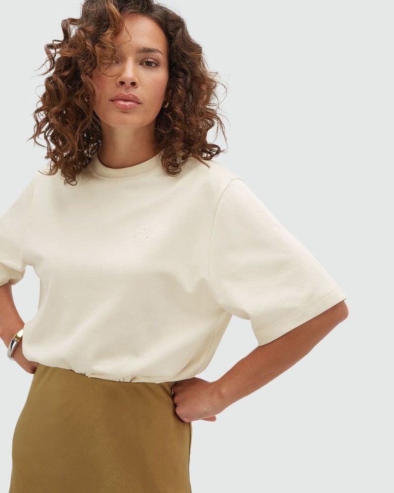 PAXTON oversized T-shirt Wit 1 PAXTON oversized T-shirt Wit 1