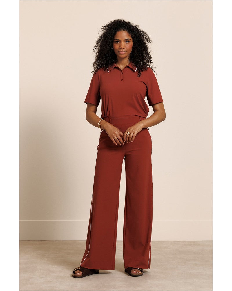 Lexie piping trousers Oranje Lexie piping trousers Oranje